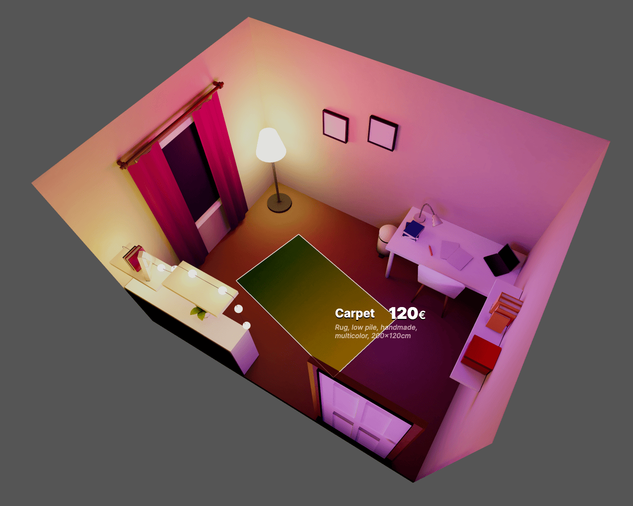 Screenshot of the scene.